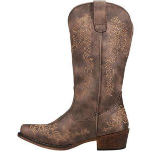 Womens Riley Scroll Western Boot